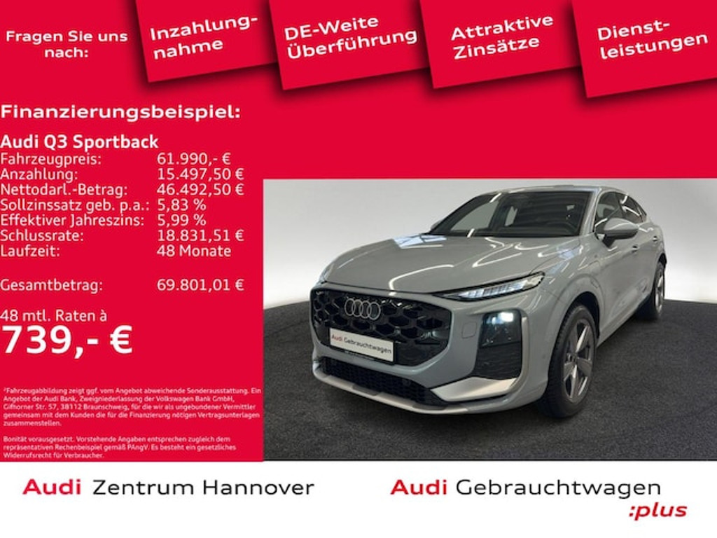 Audi Q3 2025 Hybride Benzine