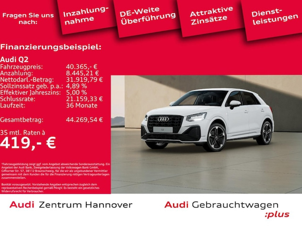 Audi Q2 2025 Benzine