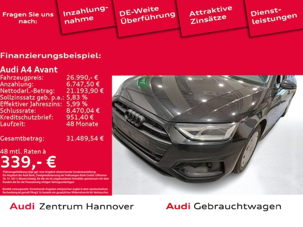 Audi A4 2022 Benzine