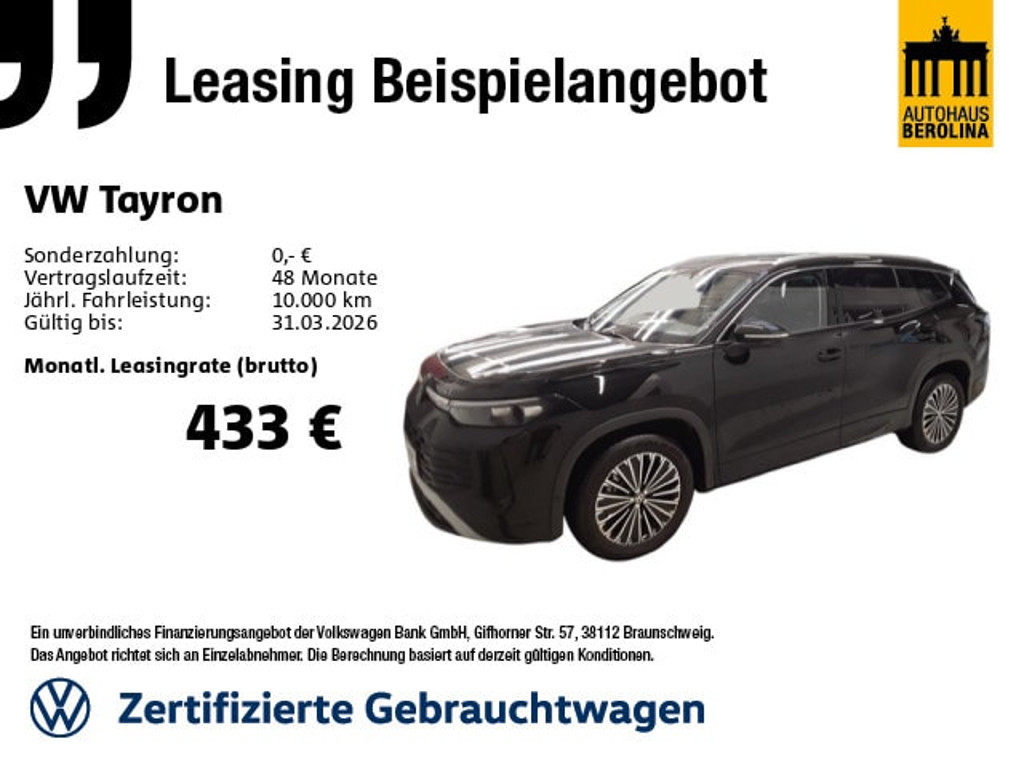Volkswagen Tayron 2025 Benzine