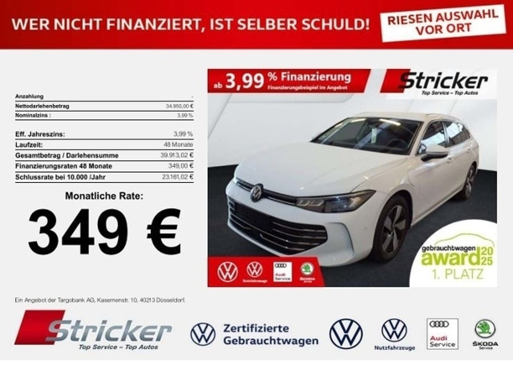 Volkswagen Passat 2025 Hybride Benzine