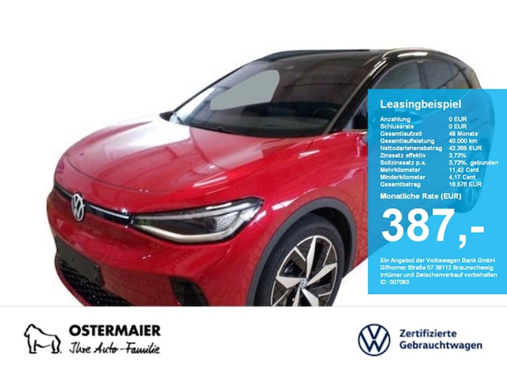 Volkswagen ID.4 2024 Elektrisch