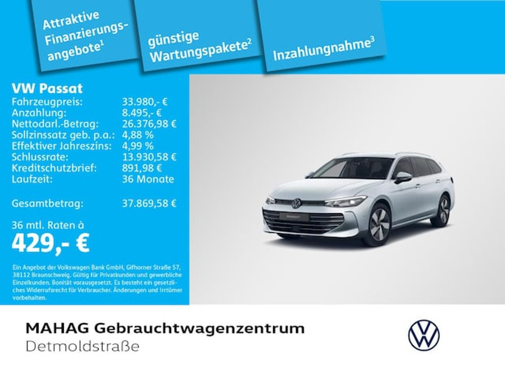 Volkswagen Passat 2025 Benzine