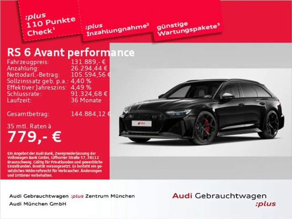 Audi RS6 2024 Benzine