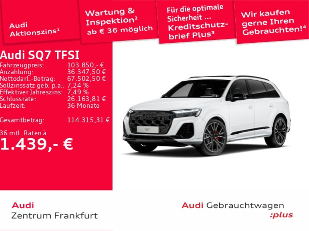 Audi SQ7 2025 Benzine