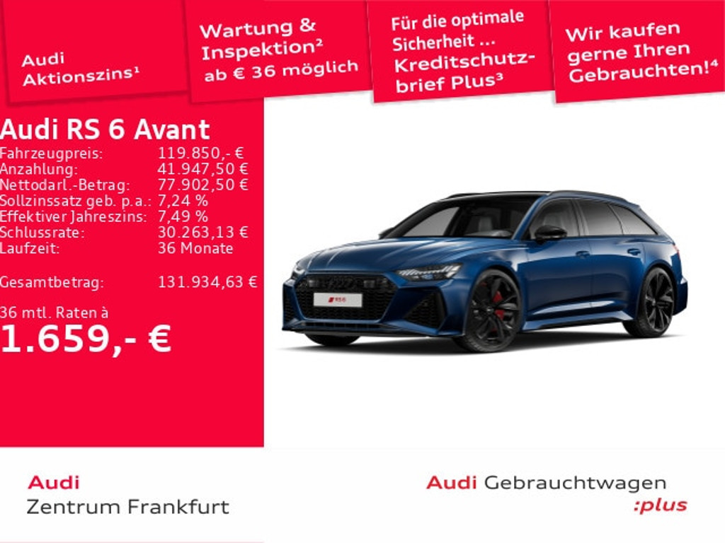 Audi RS6 2025 Benzine