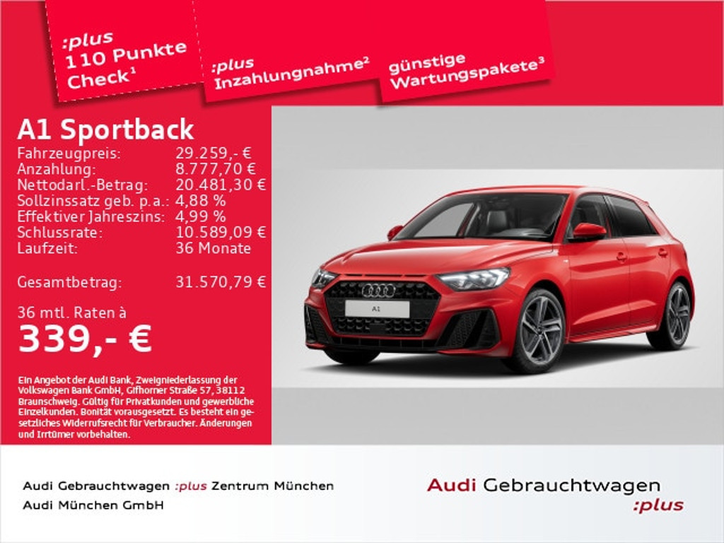Audi A1 2025 Benzine