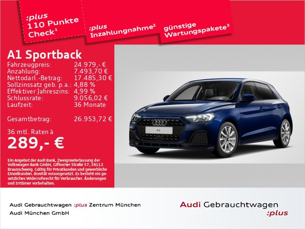 Audi A1 2025 Benzine