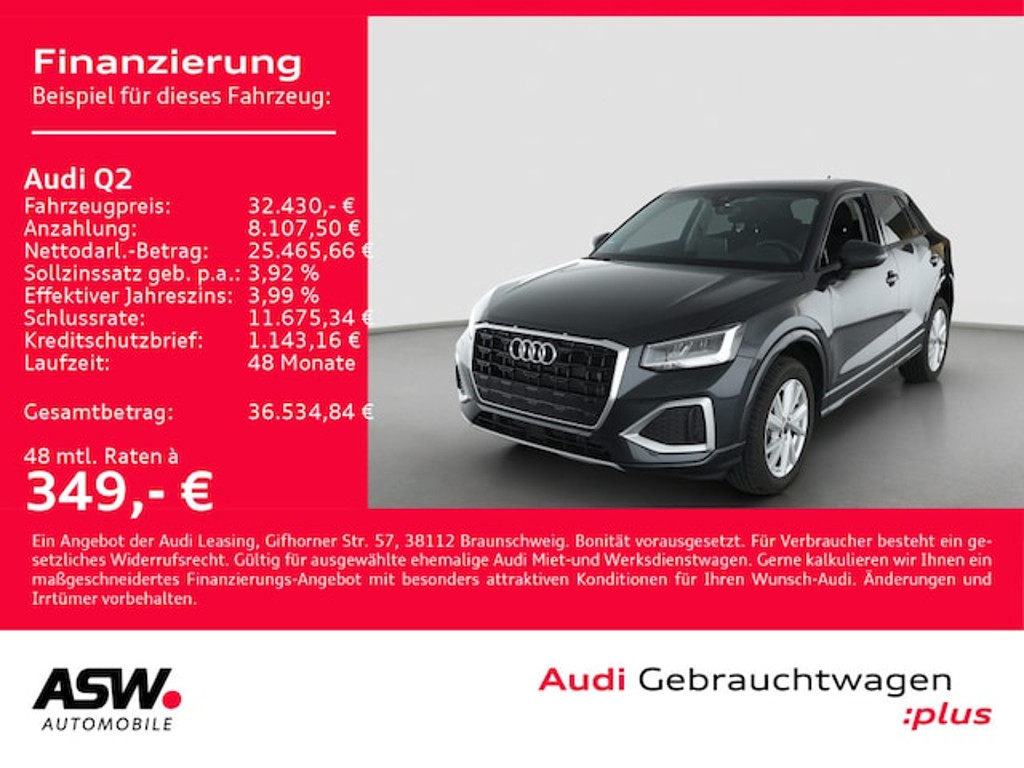 Audi Q2 2025 Benzine