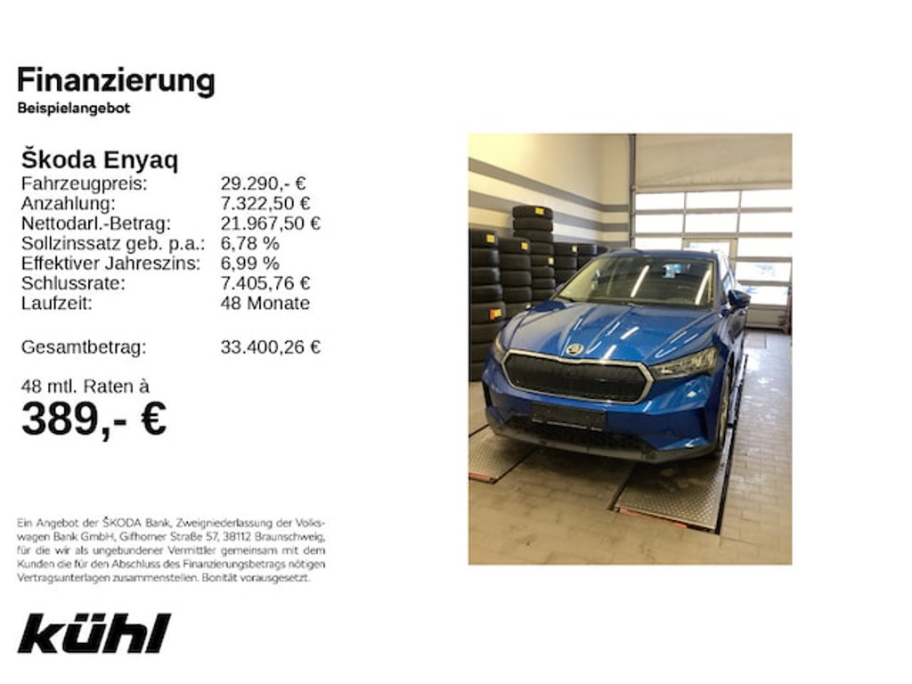 Skoda Enyaq 2023 Elektrisch