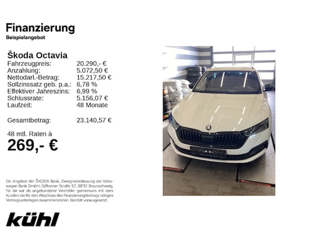 Skoda Octavia 2021 Hybride Benzine