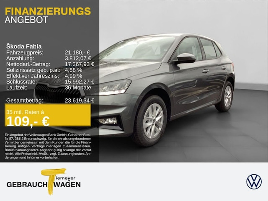 Skoda Fabia 2025 Benzine