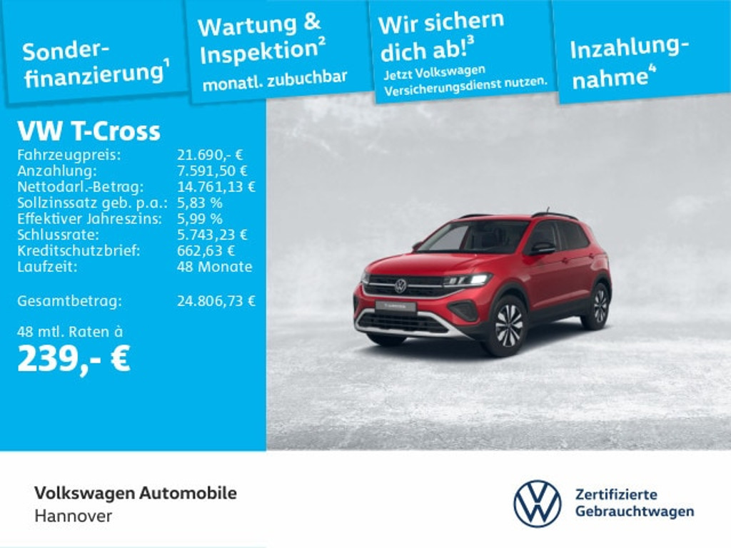 Volkswagen T-Cross 2025 Benzine