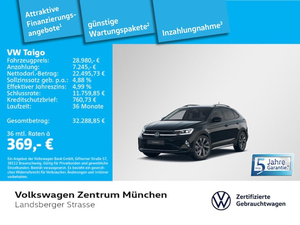 Volkswagen Taigo 2025 Benzine