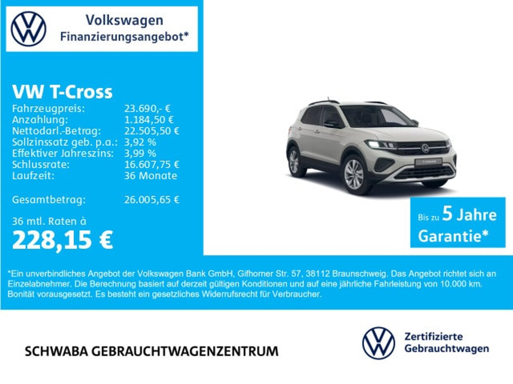 Volkswagen T-Cross 2025 Benzine