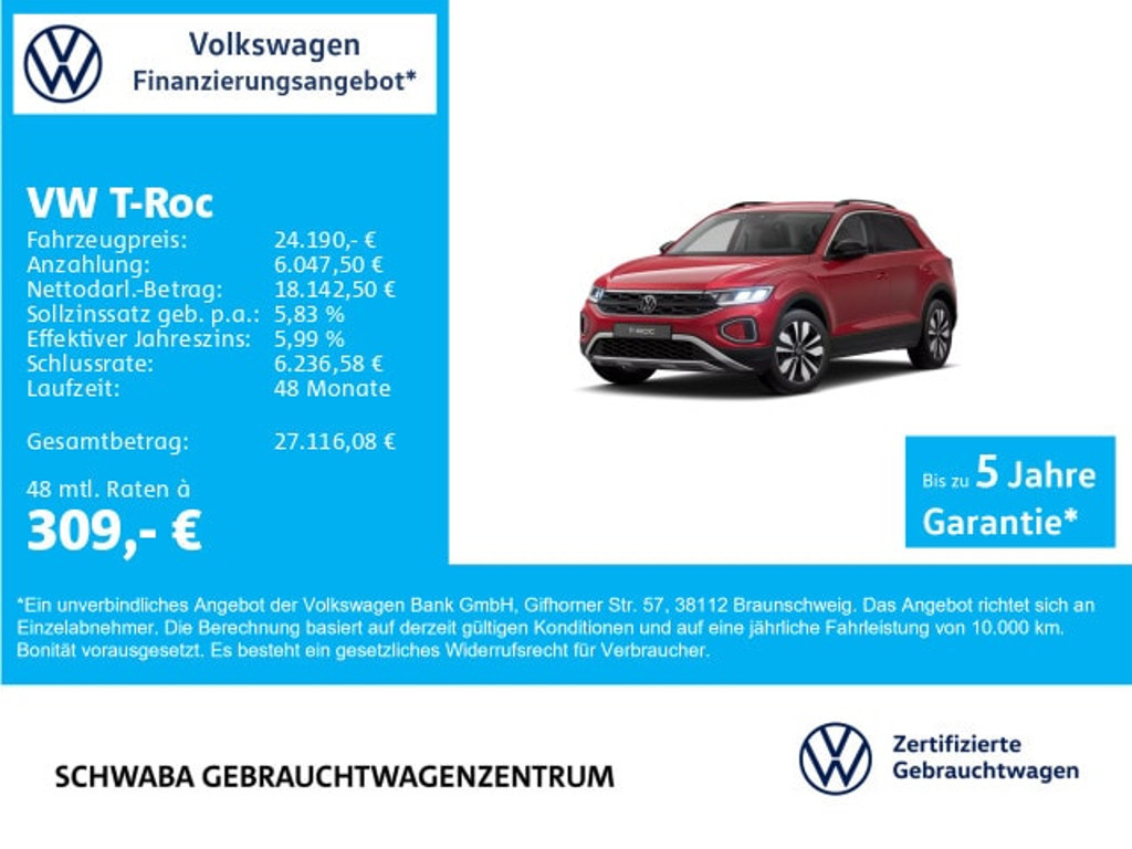 Volkswagen T-Roc 2025 Benzine