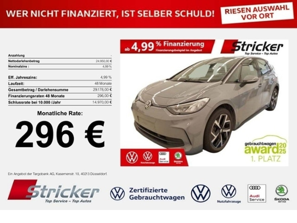 Volkswagen ID.3 2023 Elektrisch