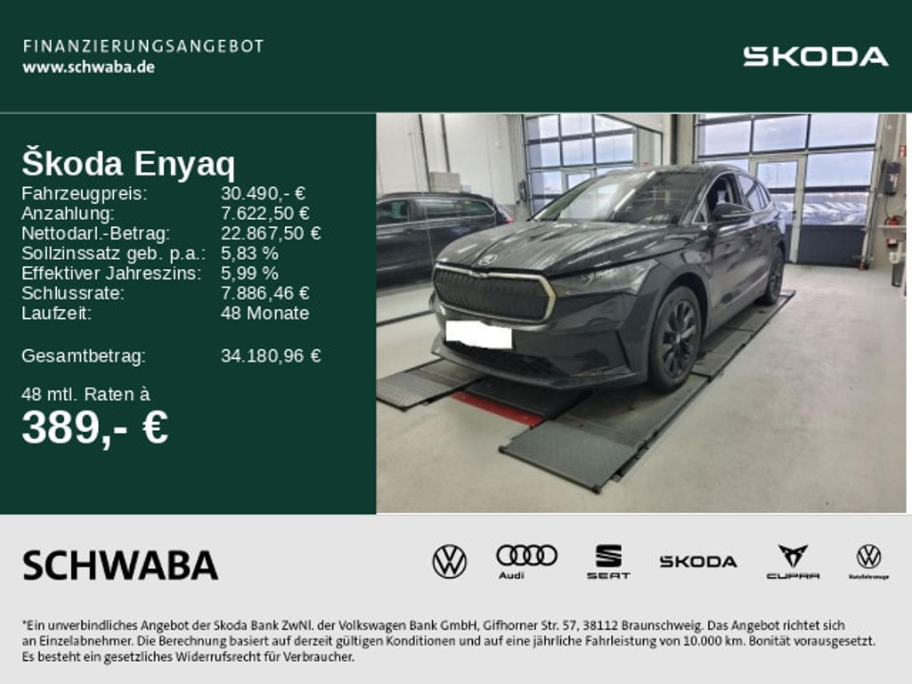 Skoda Enyaq 2022 Elektrisch