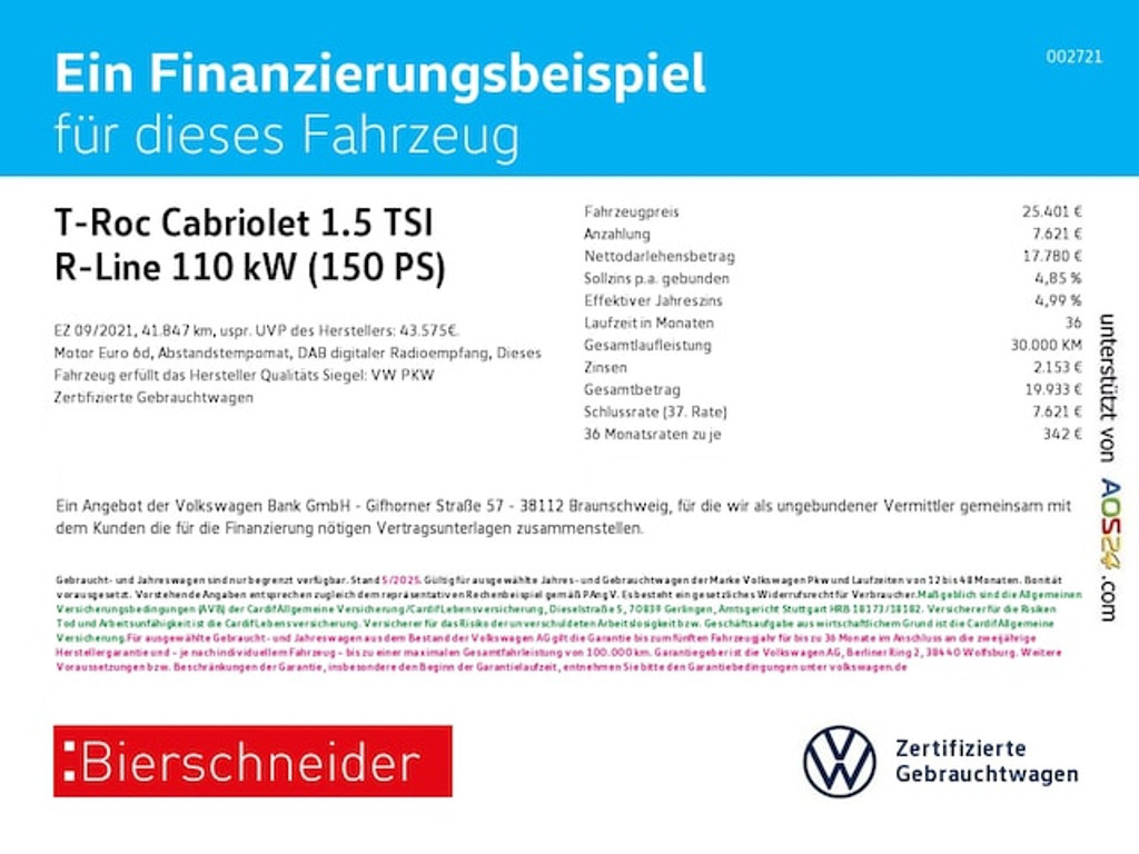 Volkswagen T-Roc 2021 Benzine