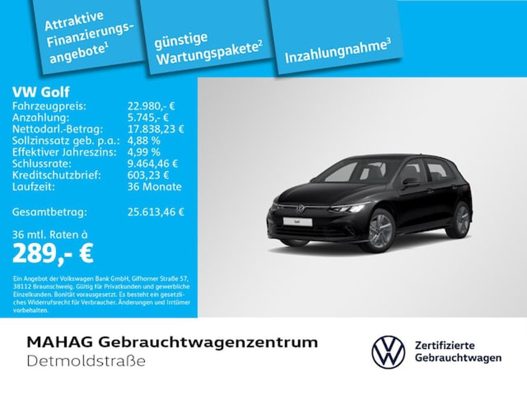 Volkswagen Golf 2022 Benzine