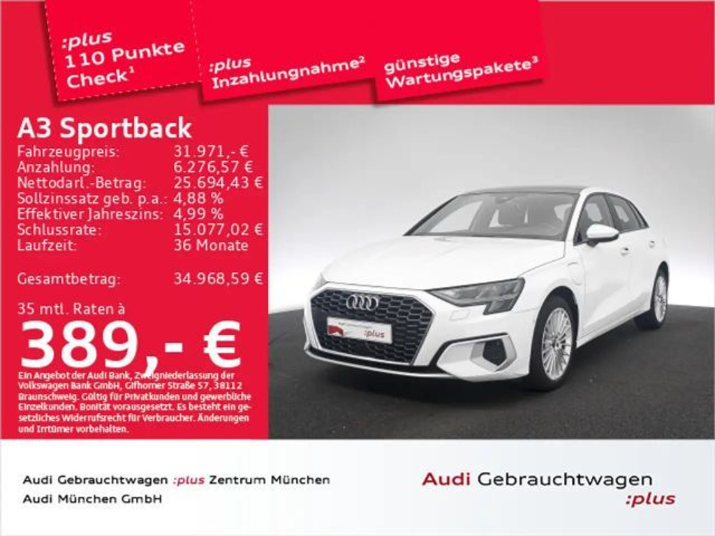 Audi A3 2022 Hybride Benzine