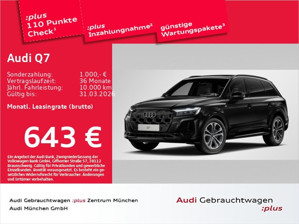 Audi Q7 2025 Benzine