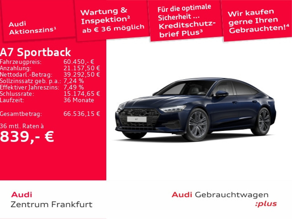 Audi A7 2025 Hybride Benzine
