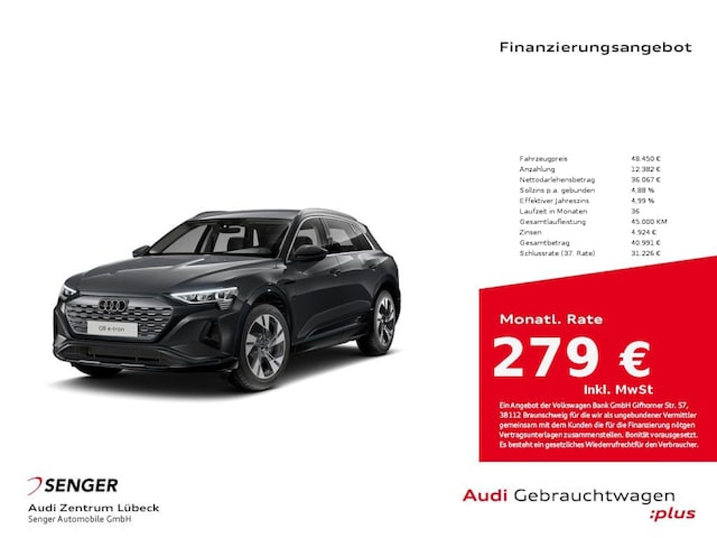 Audi Q8 e-tron 2024 Elektrisch
