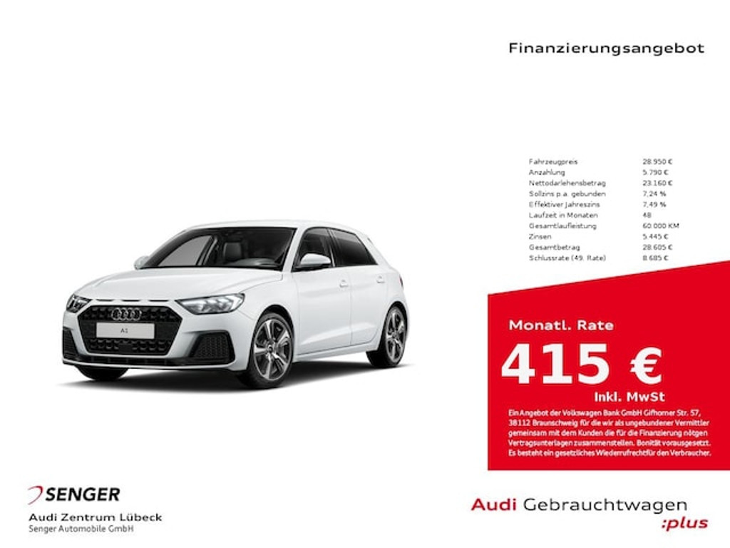 Audi A1 2025 Benzine