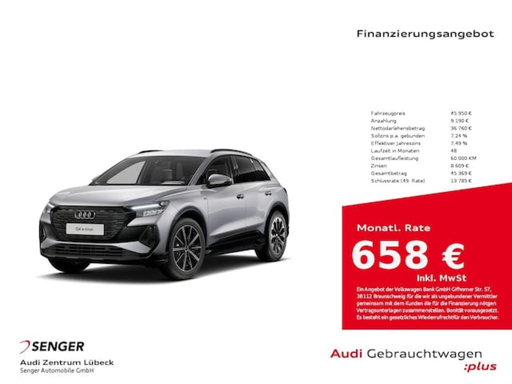 Audi Q4 e-tron 2025 Elektrisch