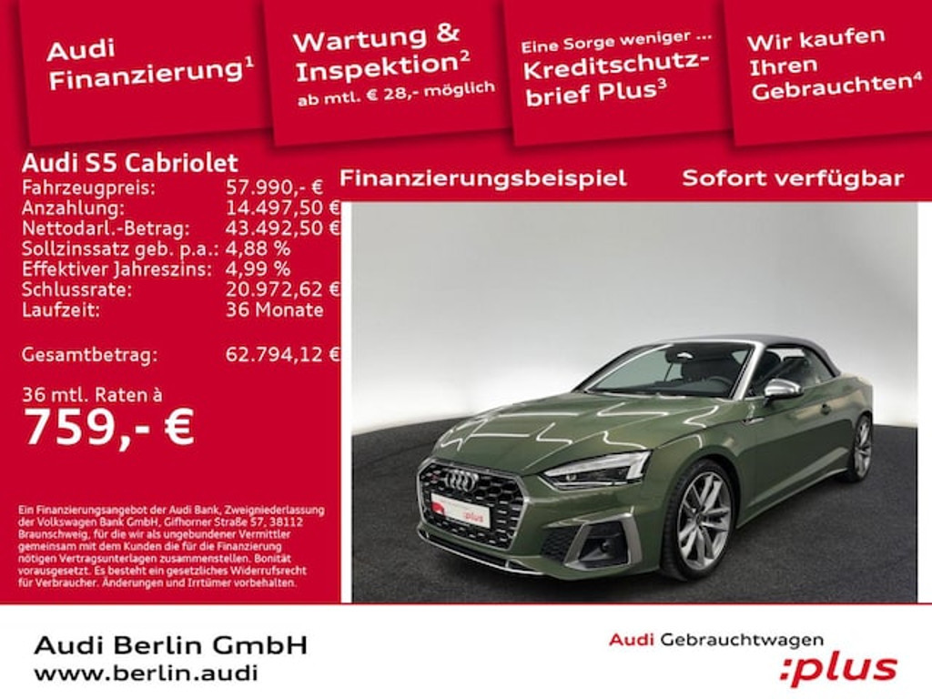 Audi S5 2023 Benzine