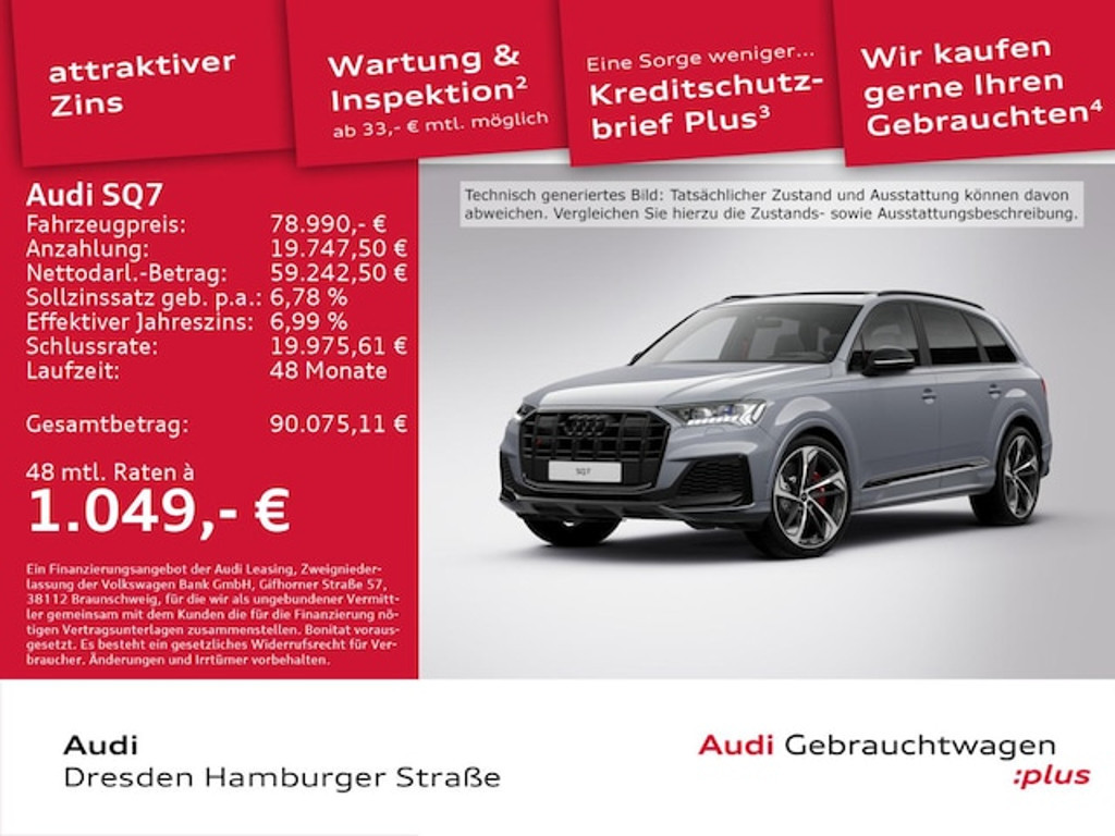 Audi SQ7 2022 Benzine