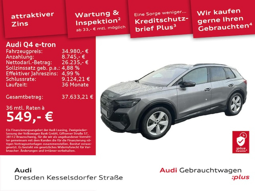 Audi Q4 e-tron 2021 Elektrisch