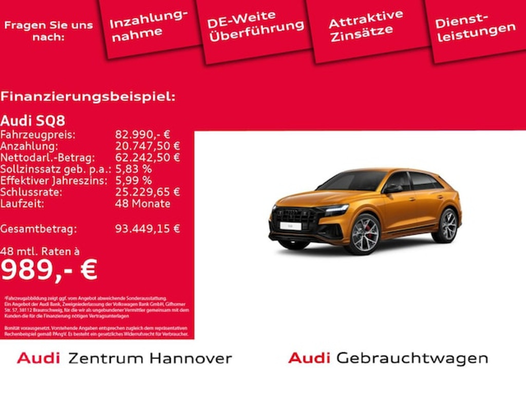 Audi SQ8 2023 Benzine