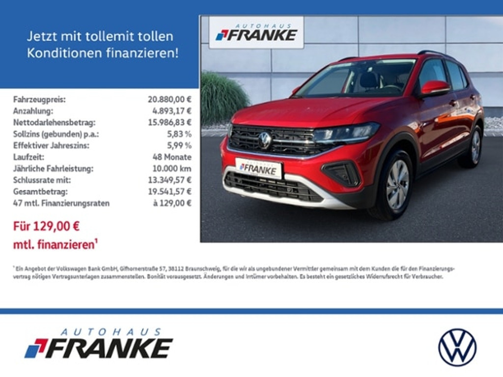 Volkswagen T-Cross 2024 Benzine