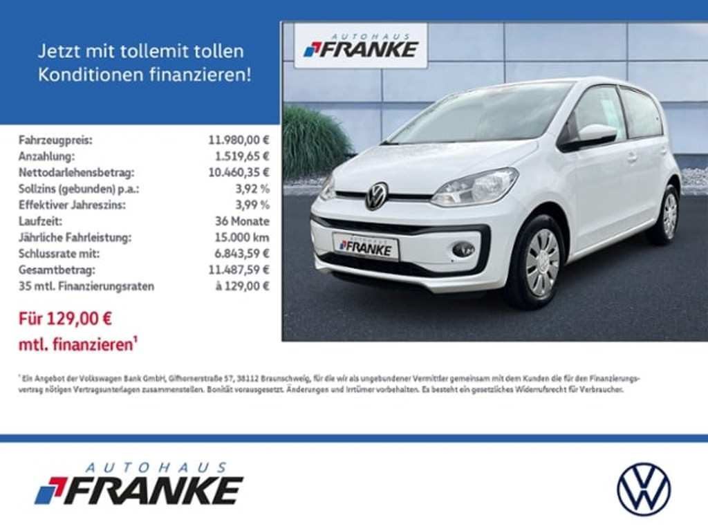 Volkswagen up! 2021 Benzine