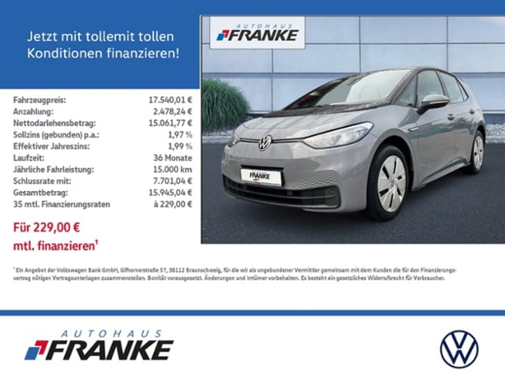 Volkswagen ID.3 2021 Elektrisch