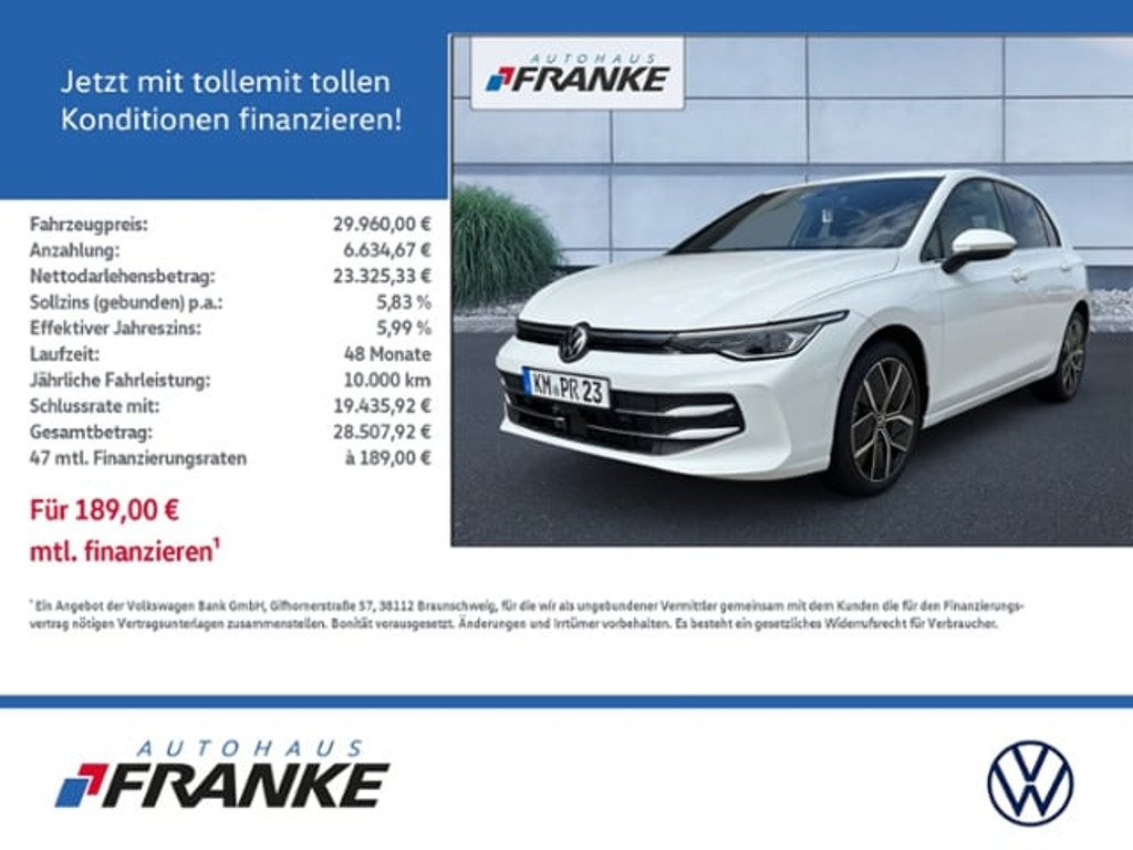 Volkswagen Golf 2025 Benzine