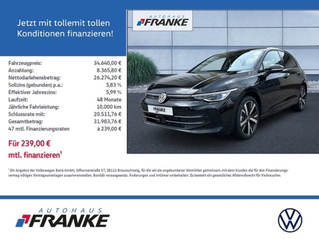 Volkswagen Golf 2025 Benzine