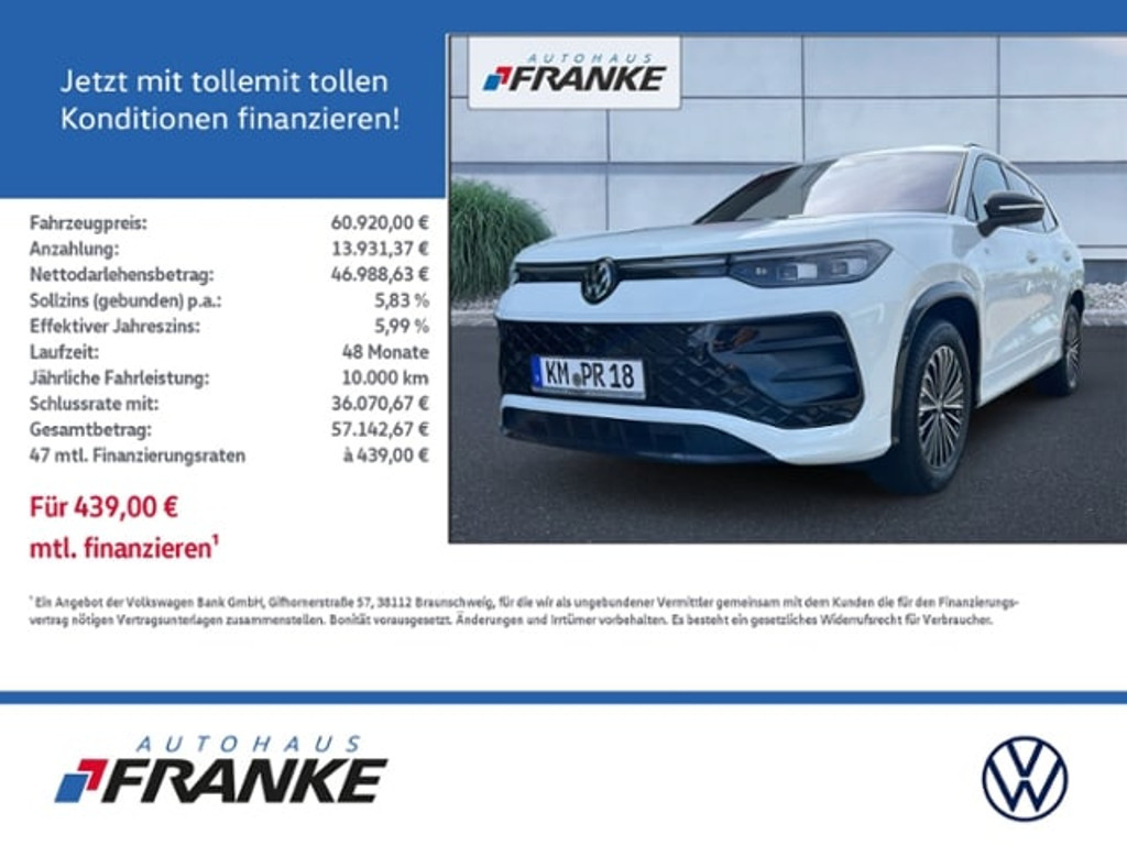 Volkswagen Tayron 2025 Hybride Benzine