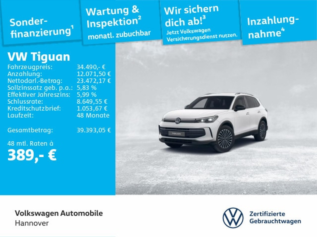 Volkswagen Tiguan 2025 Benzine