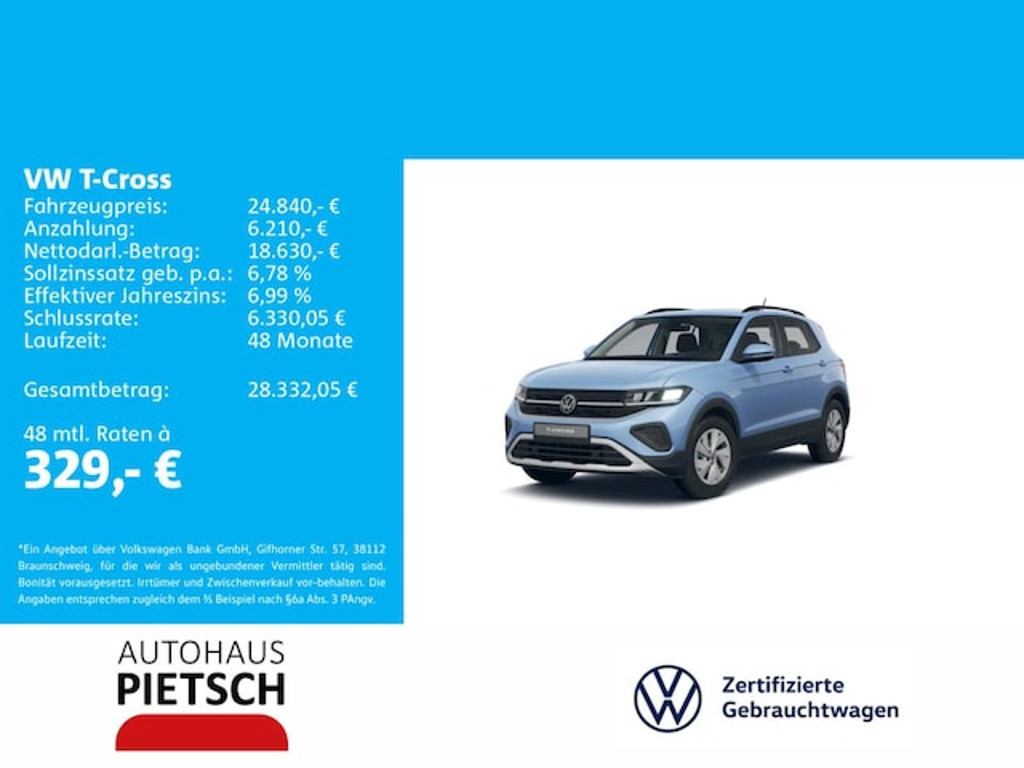 Volkswagen T-Cross 2024 Benzine