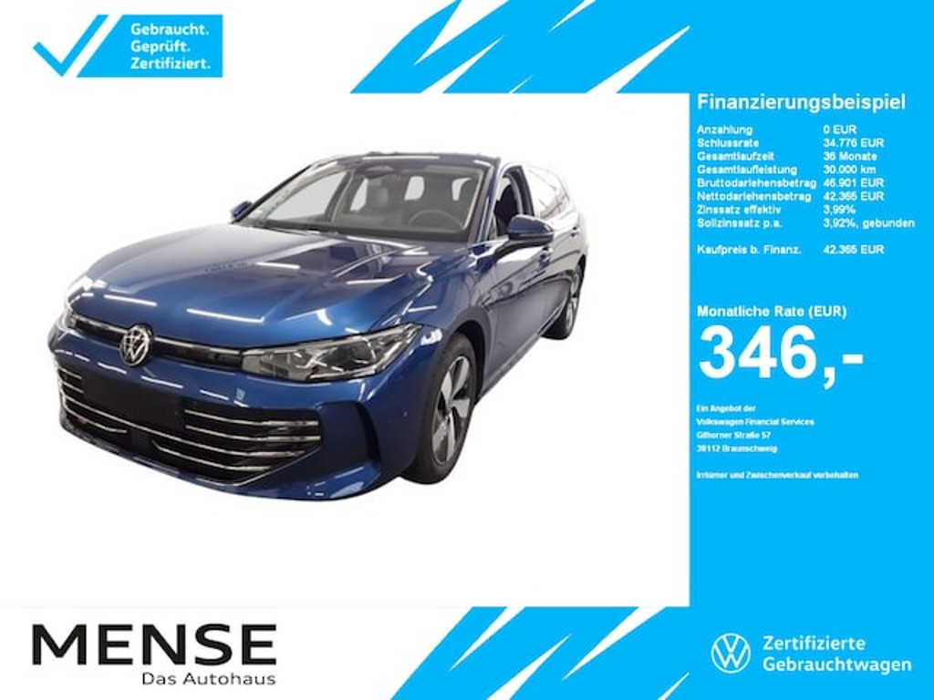 Volkswagen Passat 2025 Hybride Benzine