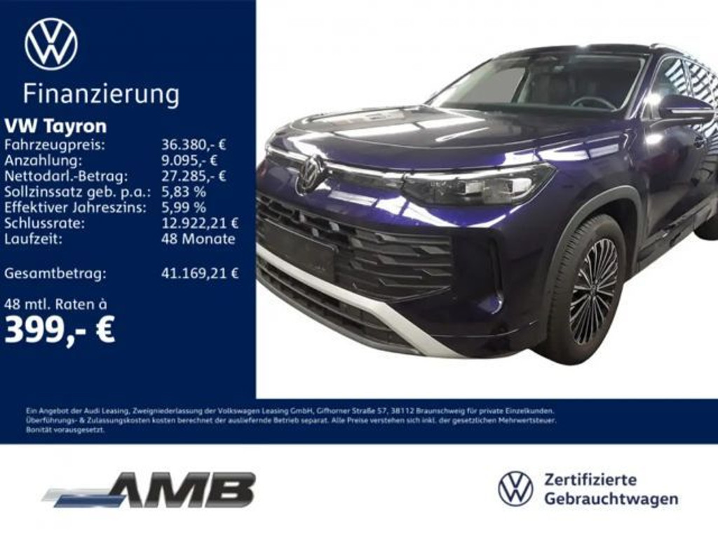 Volkswagen Tayron 2025 Benzine