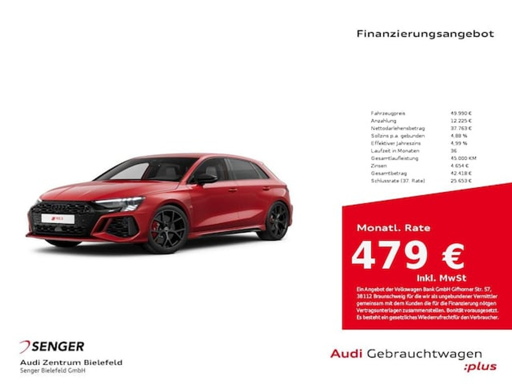 Audi RS3 2023 Benzine