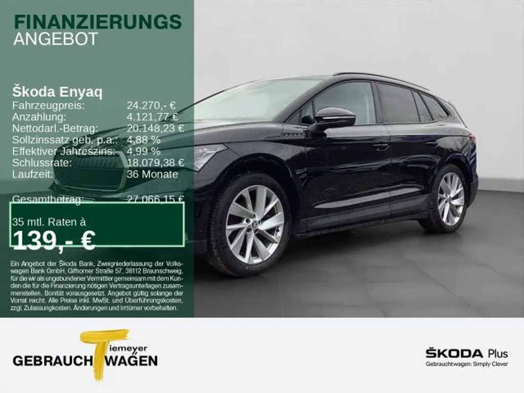 Skoda Enyaq 2022 Elektrisch