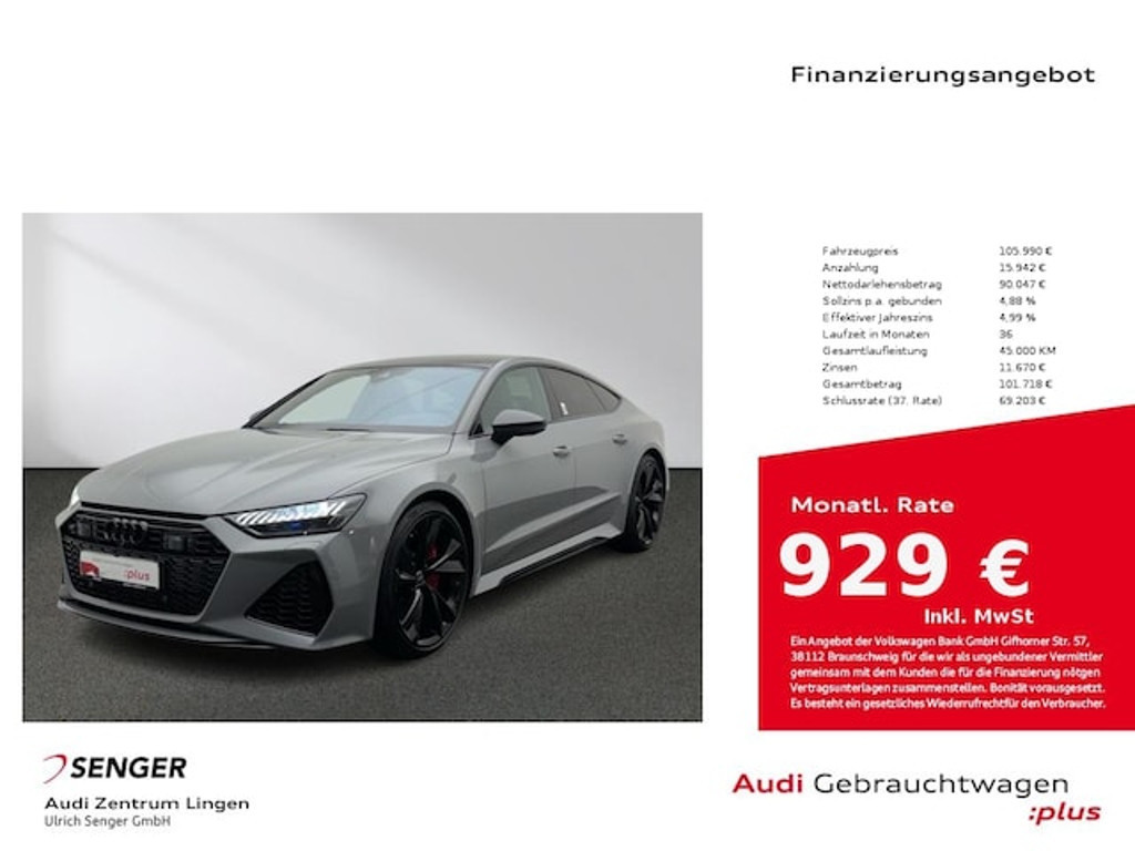 Audi RS7 2023 Benzine