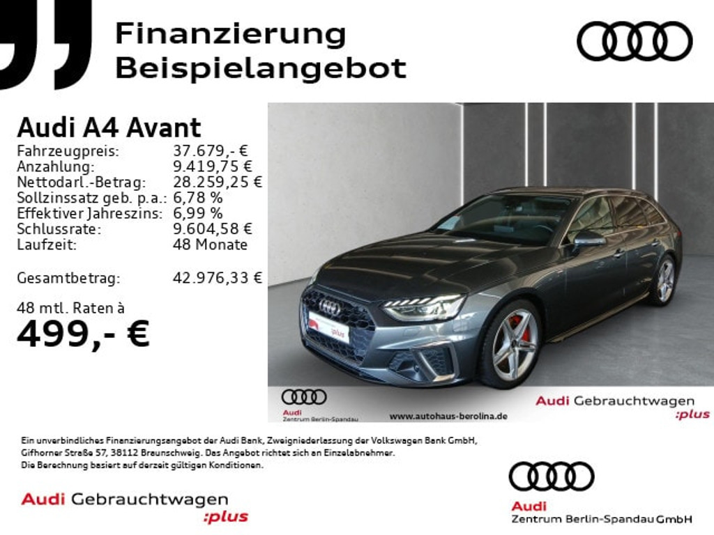Audi A4 2023 Benzine
