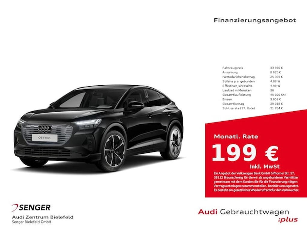 Audi Q4 e-tron 2022 Elektrisch