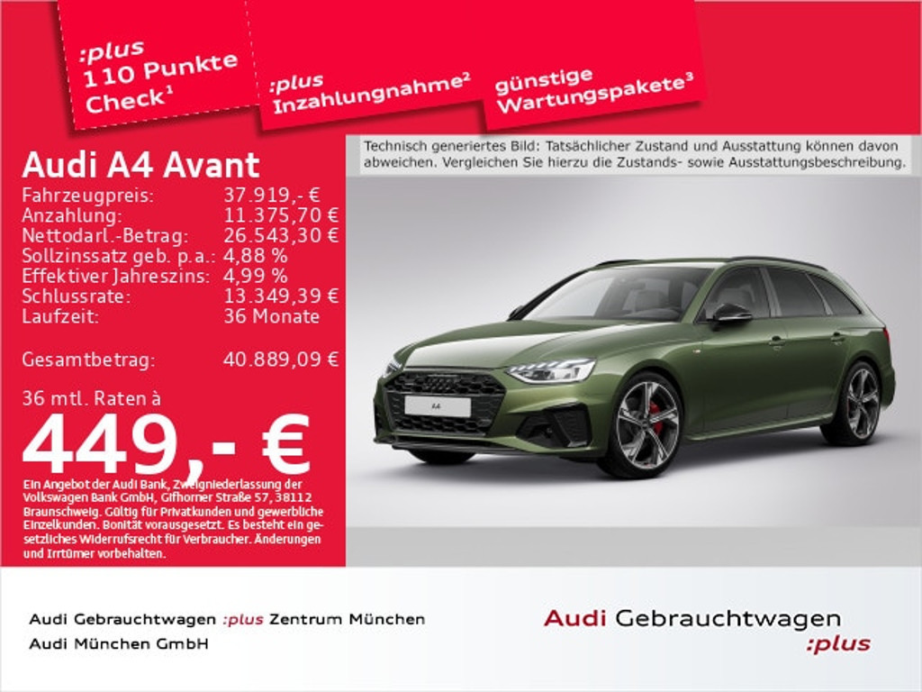 Audi A4 2024 Benzine